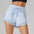High Waist Drawstring Sports Pocket Shorts Women Anti Exposure Mesh Stitching Fitness Pants Running Yoga Shorts