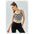 Checkerboard Yoga Underwear Women Detachable Chest Pad Slim Fit Beauty Back Yoga Vest Tight Breathable Quick Drying Yoga Clothes