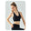One Piece Yoga Vest With Chest Pad Water Drop Cup Slim Fitting Back Shaping Sports Top Outdoor Running Fitness Clothes Top
