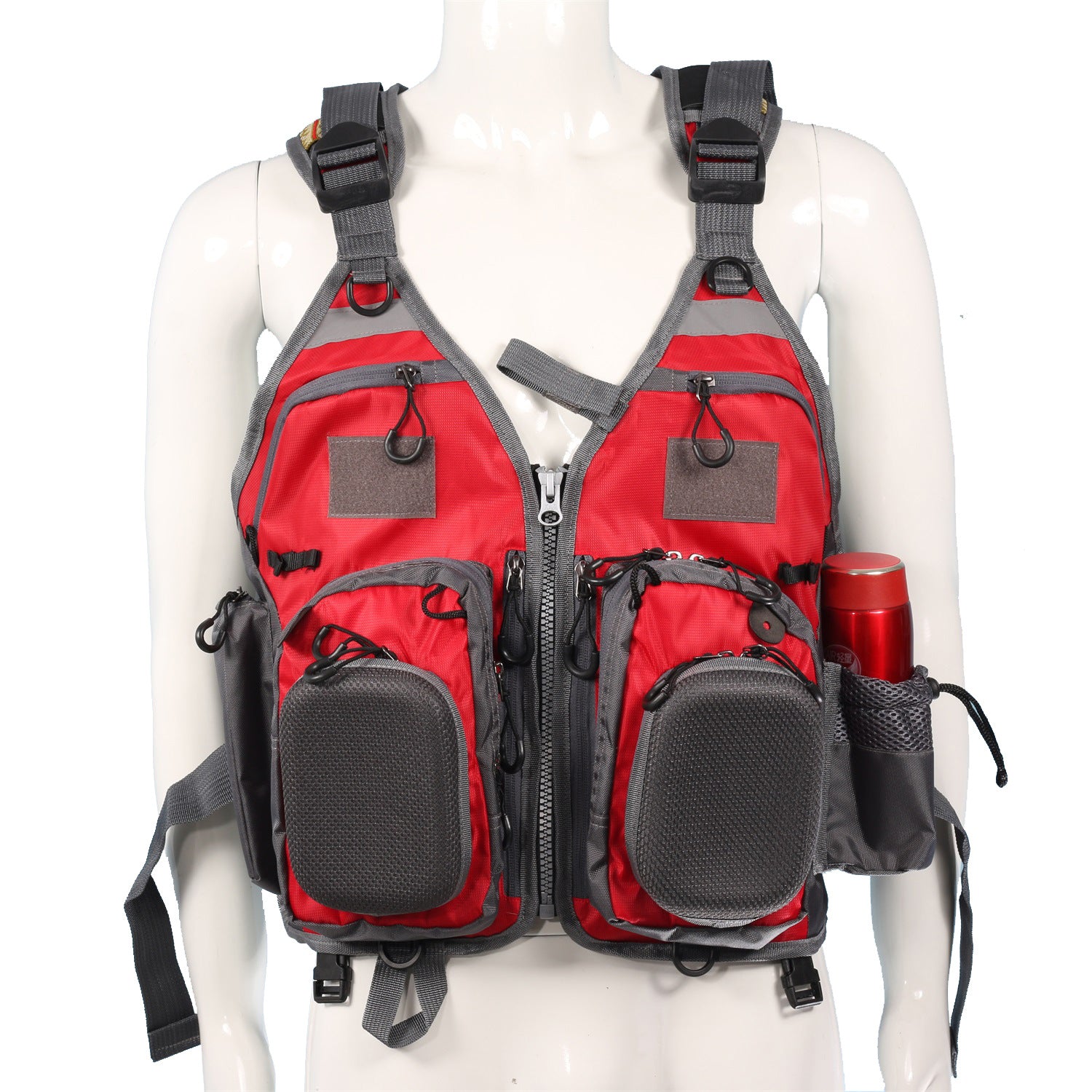 Fishing Outdoor Sport Flying Men Respiratory Jacket Safety Vest Survival Utility Vest
