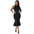 Women Clothing Sexy Slim Fit Backless Sleeveless Solid Color Dress Women Clothing