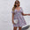 Plus Size Summer Women Clothing Sexy V Neck Waist Controlled Large Hem Short Sleeve Printing Dress