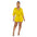 Women Wear Solid Color Tied V Neck Half Sleeves Shorts Jumpsuit Women