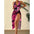 Printed Halter Sexy Dress Spring Bathing Suit Cardigan Backless Swimsuit Women