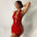 Women Clothing Spring Summer Sexy Wear Halter Backless Gauzy Package Hip Dress
