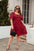 Plus Size Bronzing Printed Casual Loose Dress Cocktail Party Elegant Dress Women Clothing