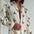 Autumn Bear Printed Loose Long Sleeves Pajamas Two Piece Set Comfortable Cotton Skin Friendly Ladies Homewear