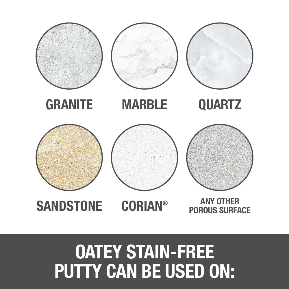 Oatey 9-Oz Stain-Free White Plumbers Putty