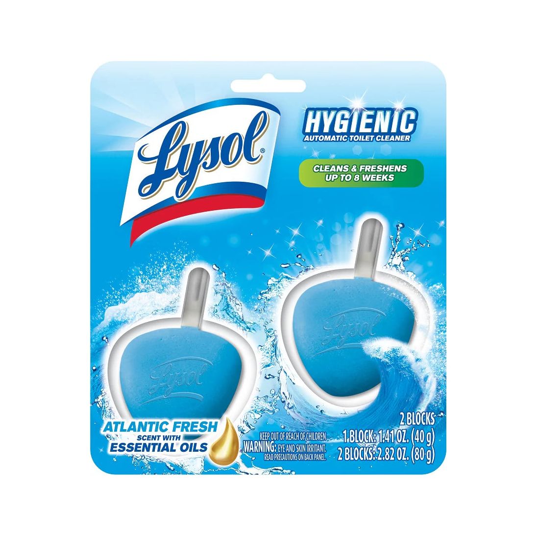 LYSOL Tablets 2-Count Ocean Fresh Toilet Bowl Cleaner