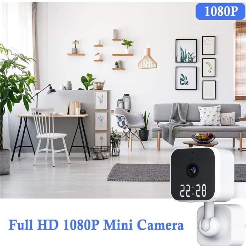 1080p Wall Plug Camera Surveillance Video Voice Recorder IP Cam Indoor Home Security Clock Cameras Random Color Hidden built in 32GB Moorescarts