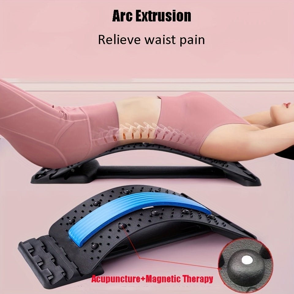1pc Back Stretcher Massager; Back Massage Neck Stretcher; Back Pain Relief; Back Cracker Board; Posture Corrector; Back Massage Moorescarts