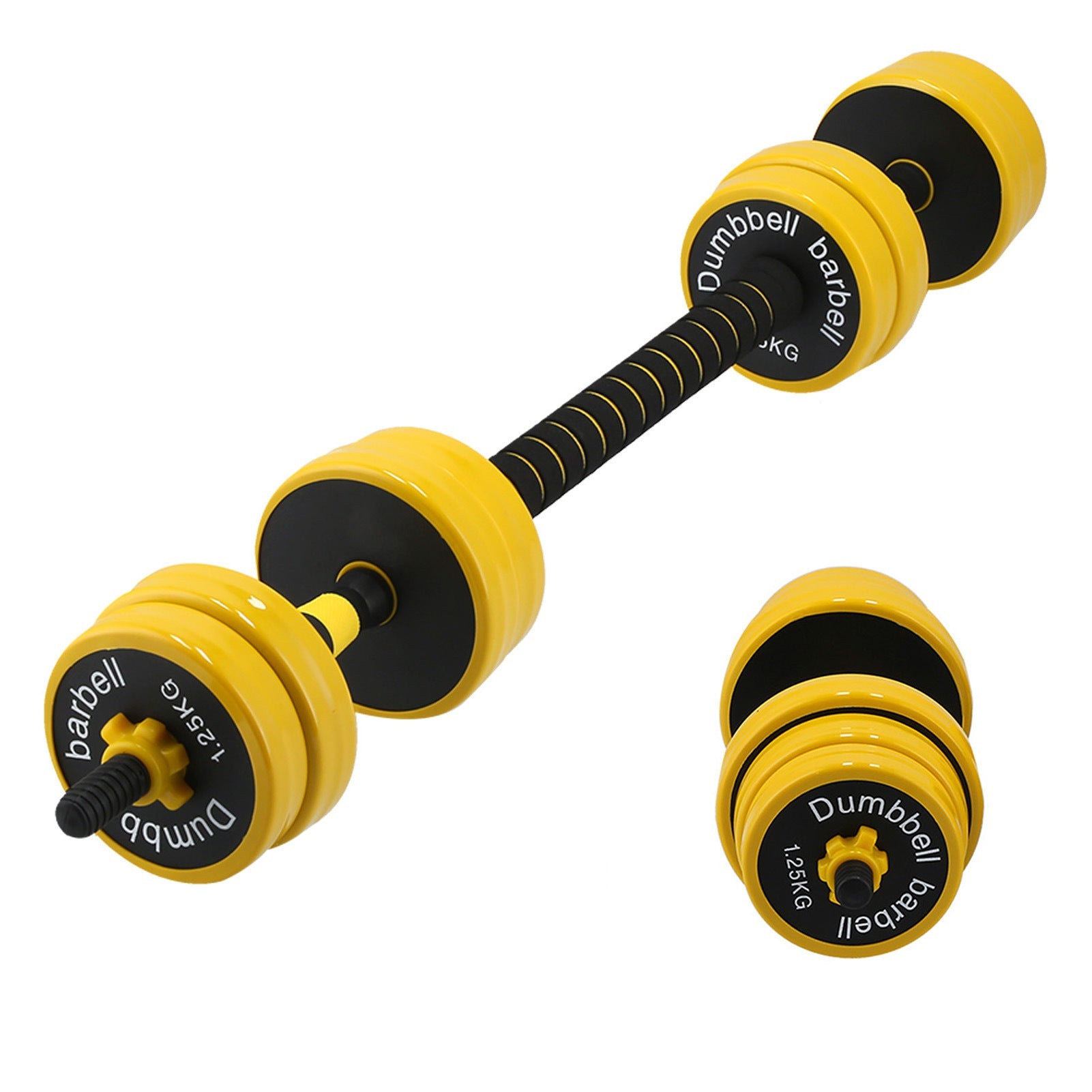 20KG Dumbbell Set 2 in 1 Adjustable Weights Dumbbells Set for Home Gym Fitness Workout Moorescarts