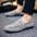 Men Shoes Loafers Breathable Canvas
