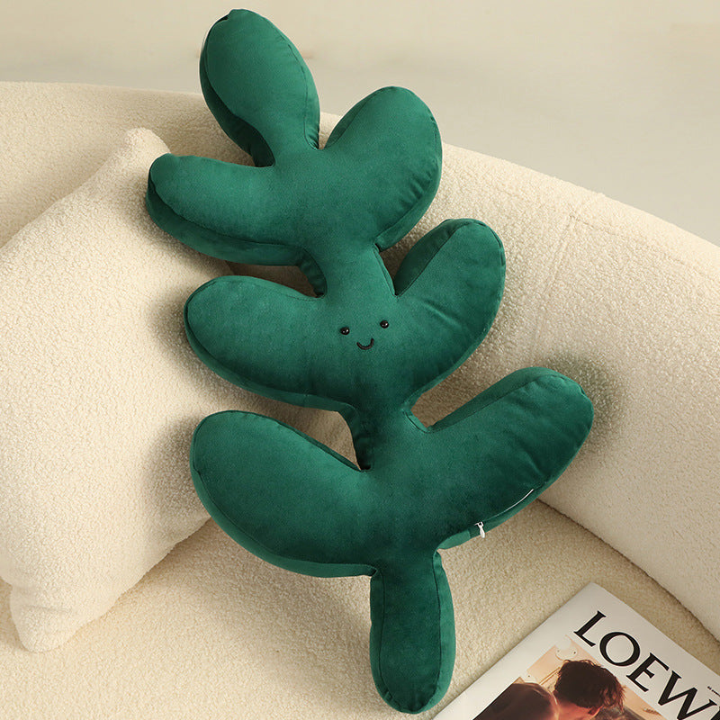 New wind green plant pillow desert new branch leaves rhizome pillow special-shaped pillow cushion