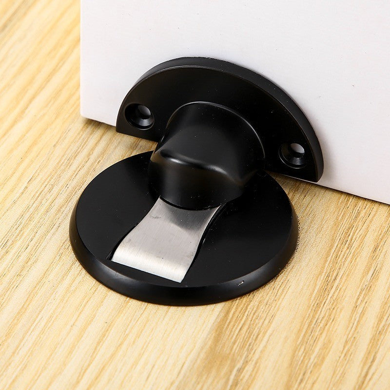1 PCS Punch Free Invisible Door Stop Strong Magnetic Household Bedroom Bathroom Anti Collision Mute Floor Selflocking Stopper Moorescarts