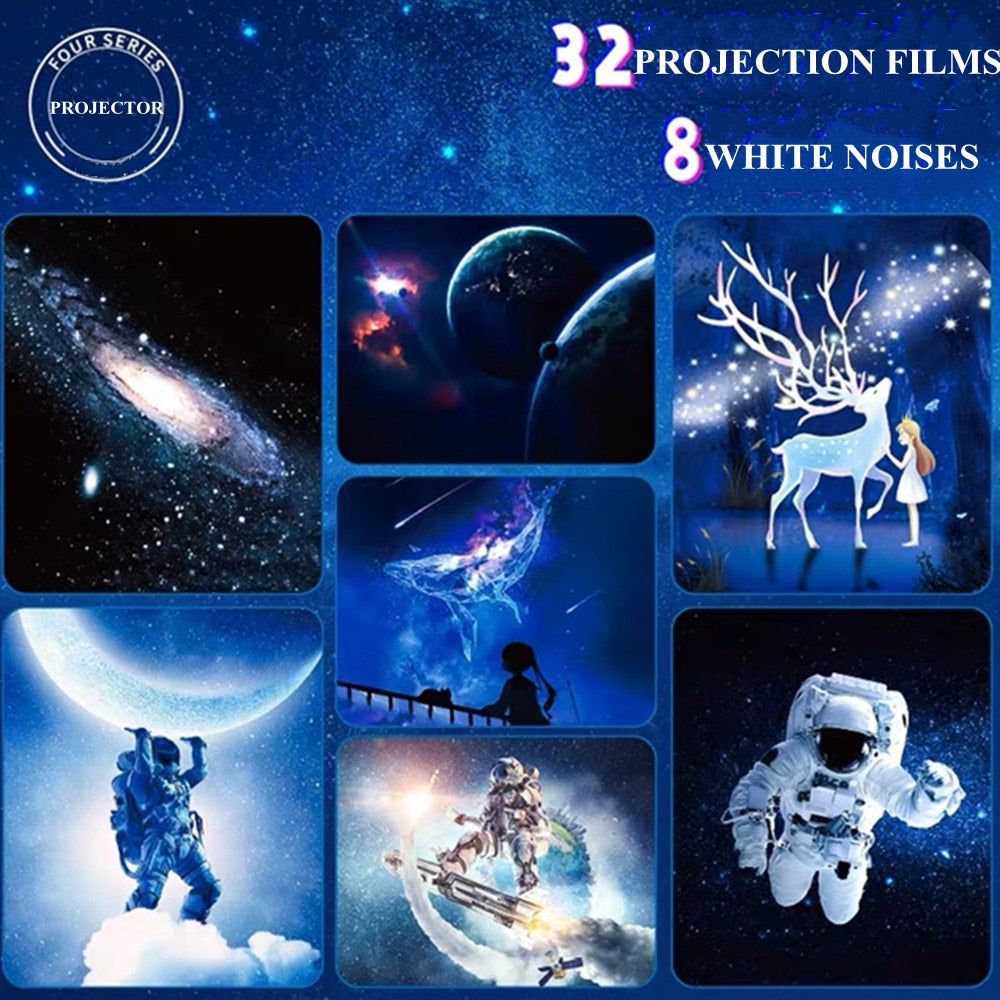 32 in 1 Galaxy Planetarium Projector Moorescarts