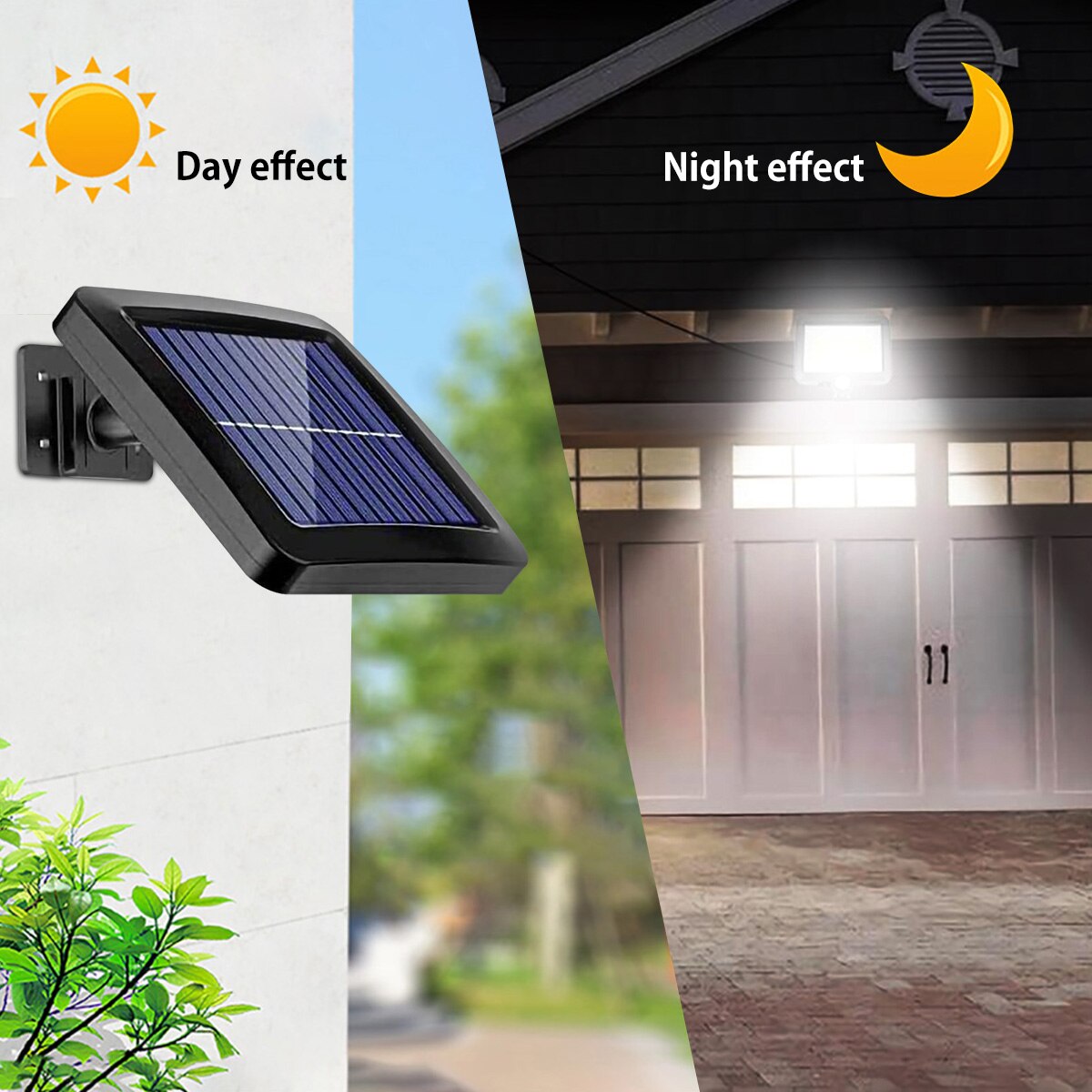 120COB Solar Street Light Motion Sensor Solar Light with 5m Extension Cord Indoor and Outdoor Lighting Wall Light Spotlight Moorescarts