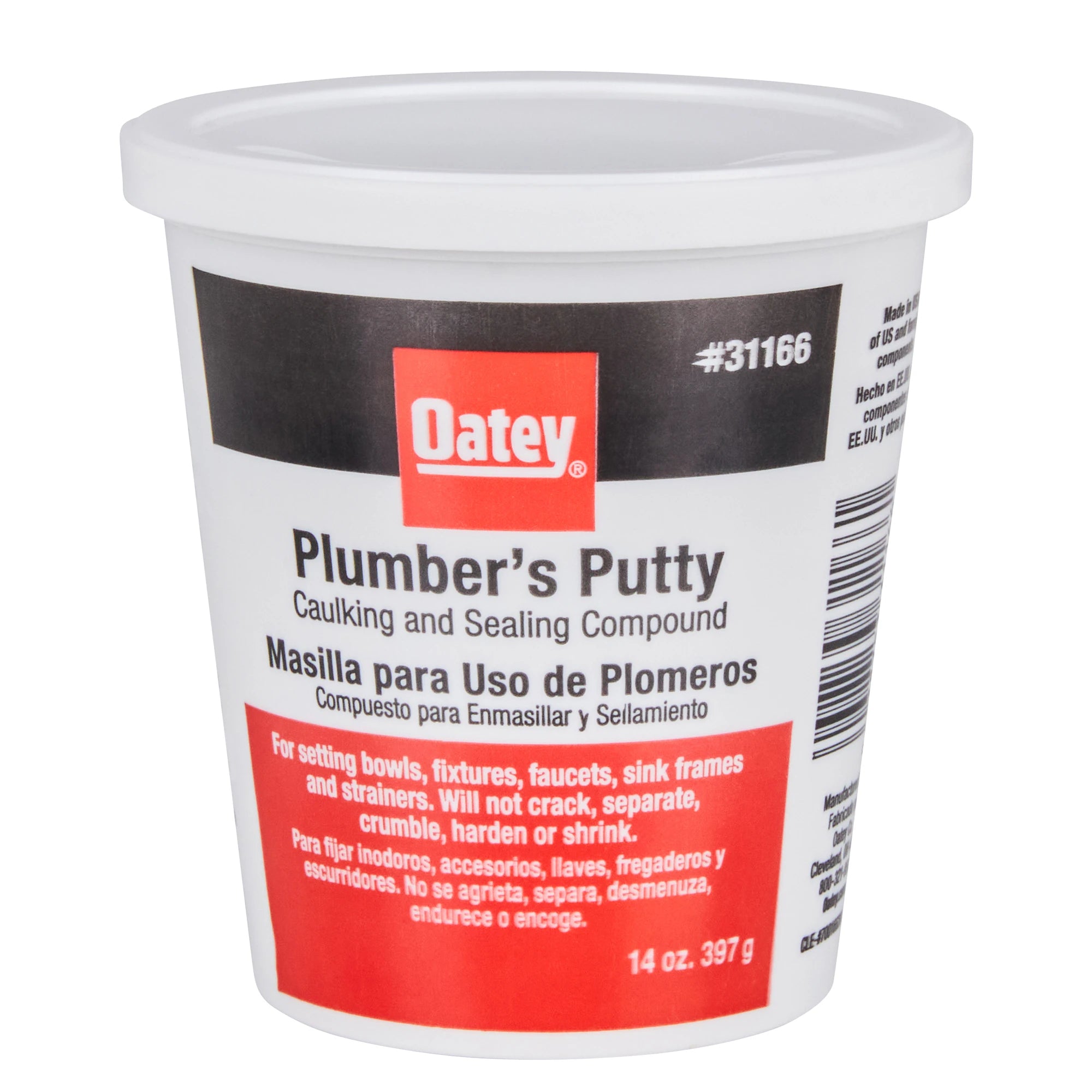 Oatey 14-Oz Off-White Plumbers Putty