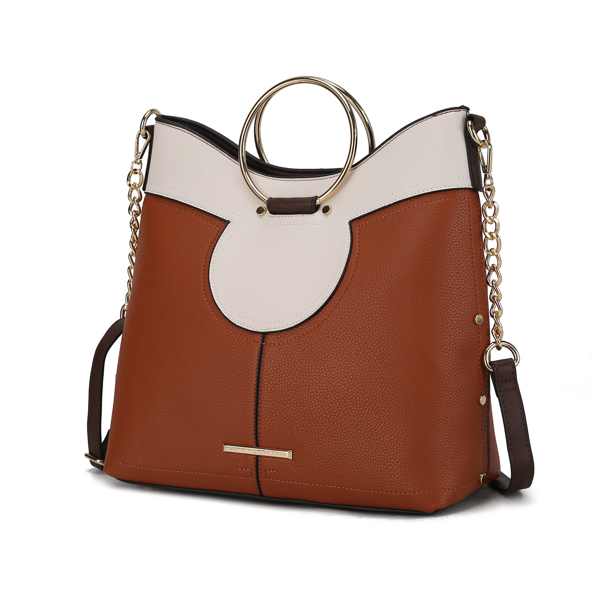 MKF Collection Kylie Top Handle Satchel Handbag Vegan Leather Women by Mia k