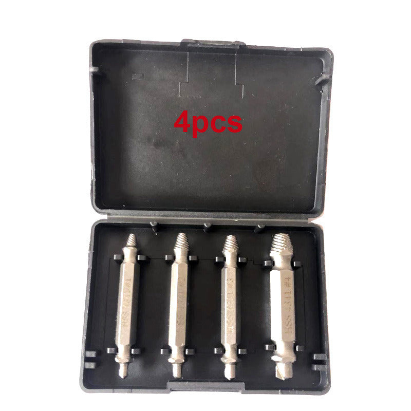 Damaged Screw Extractor Drill Bit 4/5/6 PCS Set Stripped Broken Screw Bolt Remover Extractor Easily Take Out Demolition Tools