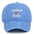 DAD MOM letter embroidered wash baseball cap outdoor sports wash cotton sunshade cap
