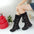 Women Fur Boots Ladies Winter Shoes Woman Zipper Casual Knee Boots Keep Warm Snow Boots Black Big Size dse3