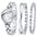 Ladies Luxury Diamond Watch Bracelet Bracelet Three Piece Set