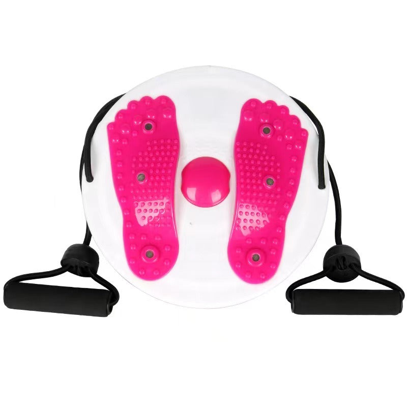 Waist Twister With Drawstring; Home Fitness Exercise Equipment