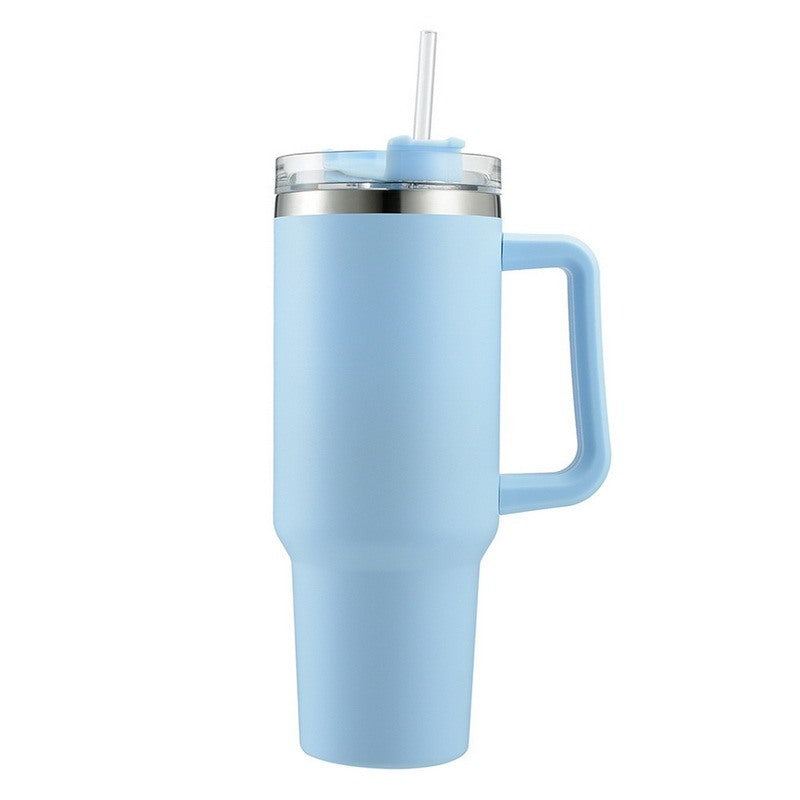 40oz Stainless Steel Handle Bottle Car Cup Double-layer Vacuum Iced Beer Cup Outdoor Portable Travel Insulation Cup