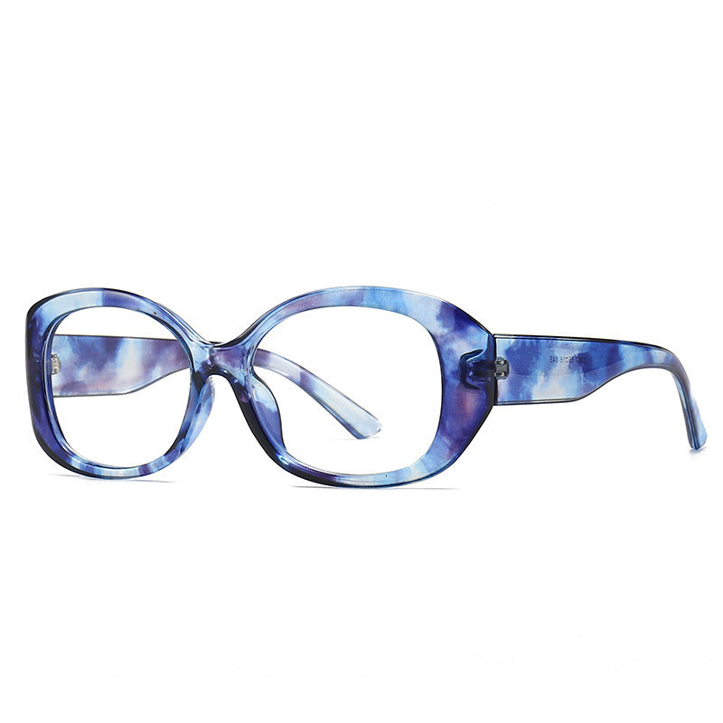 Oval Sunglasses Fashion Women Sunglass Colorful Blue Leopard Frame Sun Glasses Retro Luxury Designer UV400 Brown Shades Eyewear