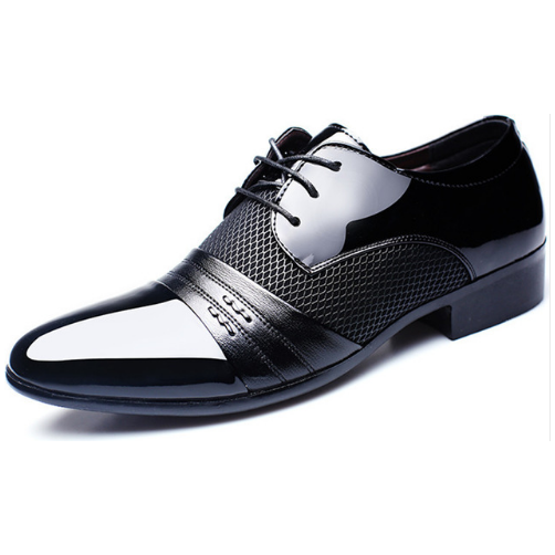 Men Dress Shoes Business Flat Shoes Black Brown Breathable Low Top Men Formal Office Shoes