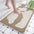 Absorbent Bathroom Bath Mat Quick Drying Coral Fleece Bathroom Rug Non-slip Entrance Doormat Floor Mats Carpet Pad Home Decor