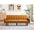 Leather Sofa Furniture Adjustable backrest Easily Assembles Loveseat