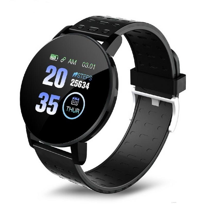 119 Plus Heart Rate Blood Pressure Sports Fitness Smart Watch Moorescarts