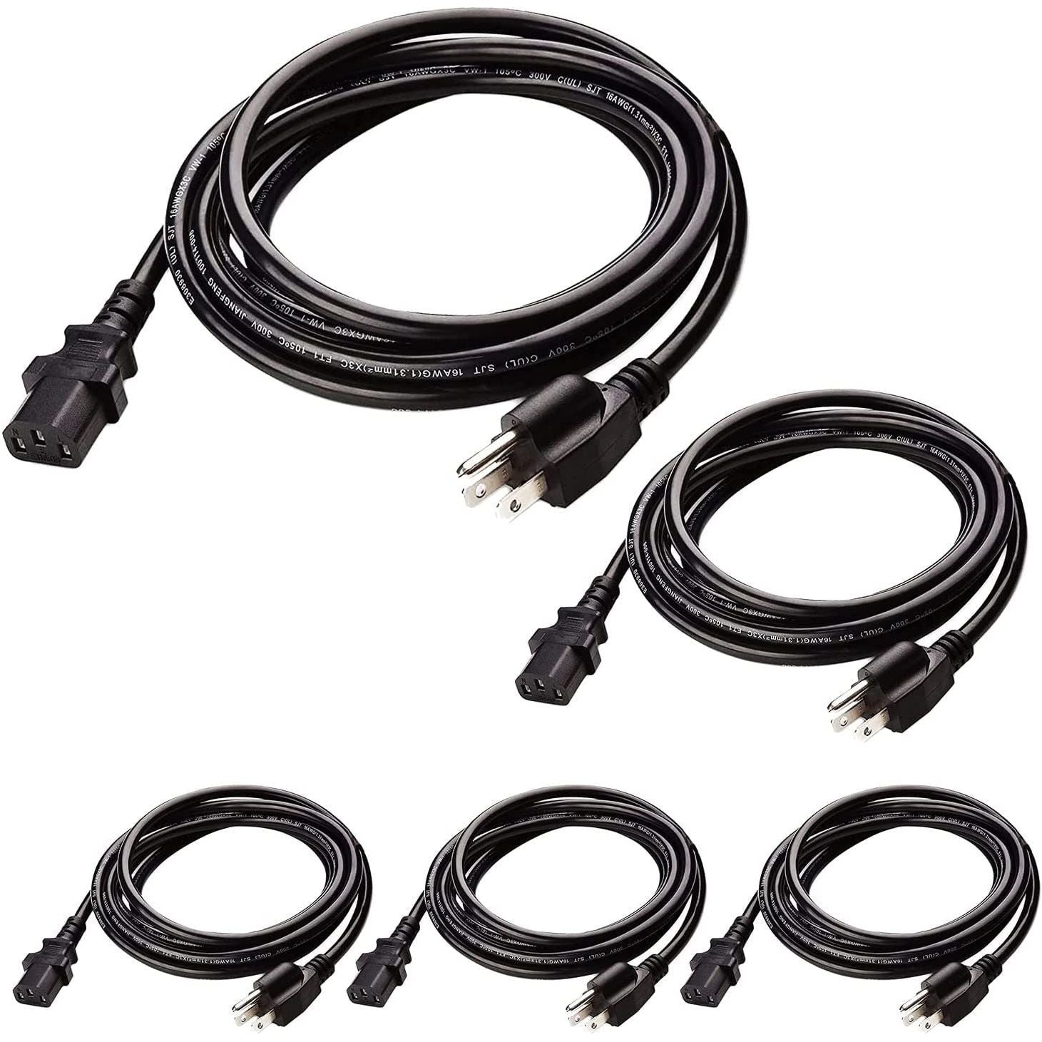 5Core Extra Long AC Wall Power Cord for Led TV Vizio Samsung 12 Feet 3 Prong PC 1002