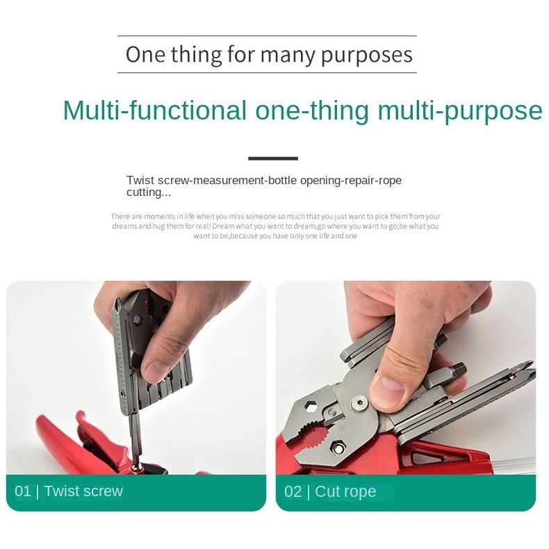 25 in 1 Multitool High Quality Folding Wire Cutter Plier with Screwdrivers;  Multifunctional wrench;  Steel Multi-tools; Multi-purpose pliers Moorescarts