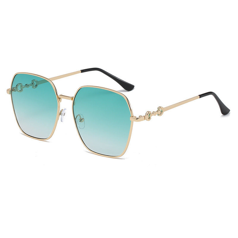 Fashion Polygonal Sunglasses Women Ocean Lens Glasses Retro Sunglass Men Luxury Designer Eyewear UV400 Sun Glass Gradient Shades