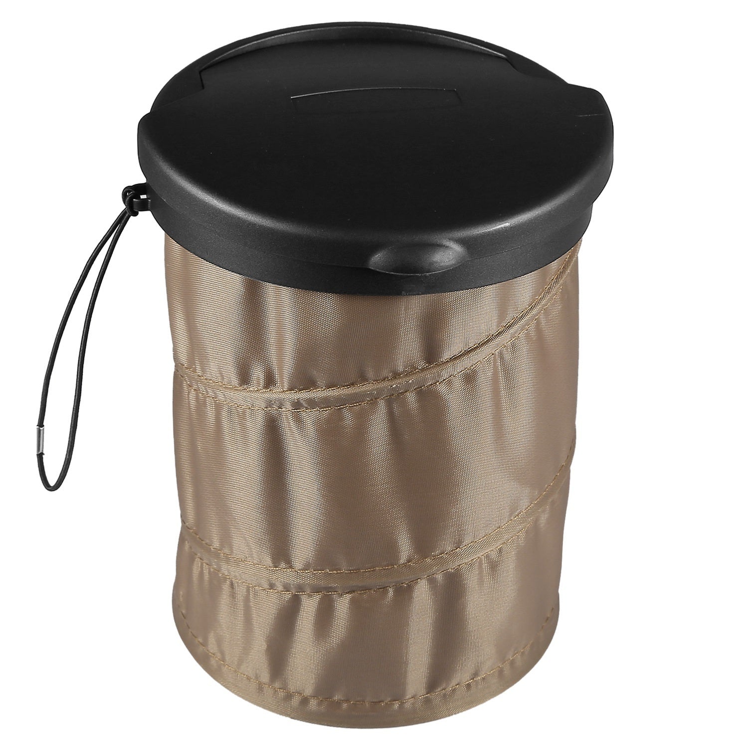 Universal Car Trash Can Portable Car Garbage Bin Foldable Pop up Trash Can with Cover Leak Proof - Moorescarts