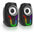 USB 3.5mm PC Surround Sound System LED Speakers Game Deep Bass Desktop Computer - Moorescarts